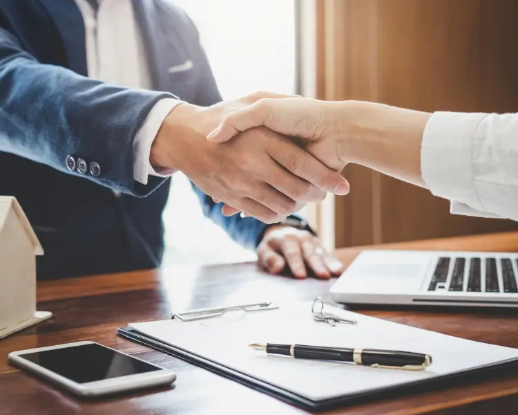 corporate business handshake